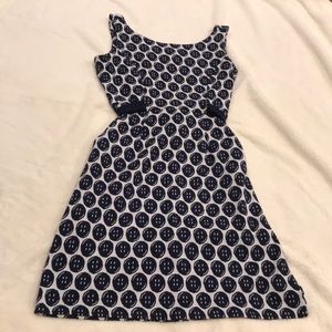 Navy and White Bottom dress!